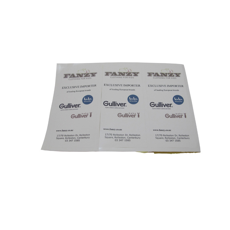 Customized Your Own Logo Printing Hiqh Quality Paper Stickers Wholesale Adhesive Sticker